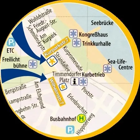 Moderne Kurparkresidenz Strand Pro Apartment Timmendorfer Strand